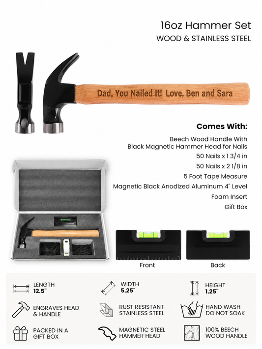 Custom Hammer Gift Set