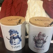 Personalized Snowman Mug