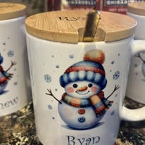 Personalized Snowman Mug