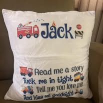 Pillow with a pocket