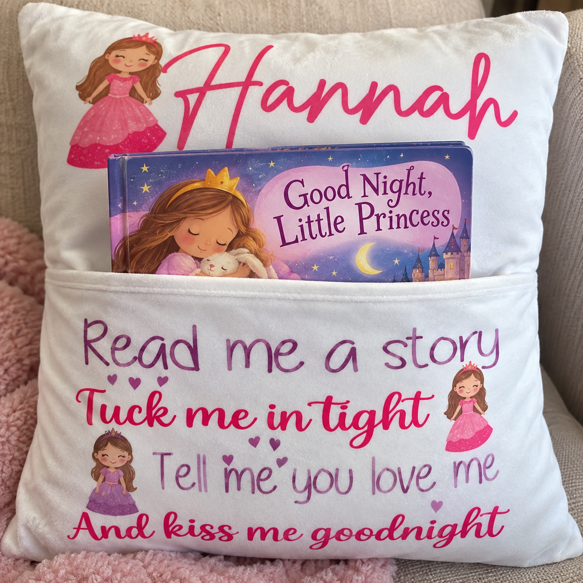 Pillow with a pocket
